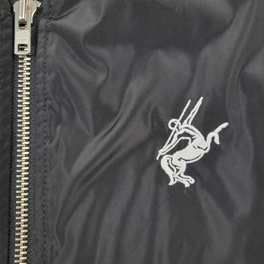 Remy Martin Bomber Jacket Mens Medium M Black Embroidered Logo ** READ